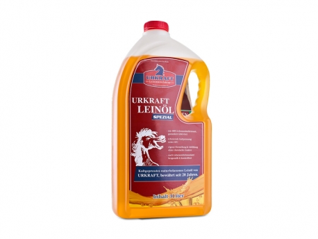  Urkraft Leinöl Spezial  3 Liter für Pferde & Ponys