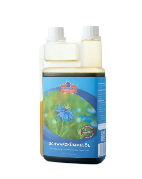  Urkraft  Schwarzkümmelöl 1 Liter für Pferde & Pony's
