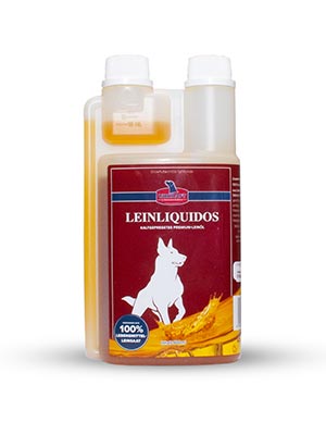 Leinliquidos 500 ml - kaltgepresstes Premium-Leinöl für Hunde