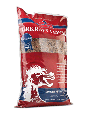  Urkraft-Leinsam  Granulat 10 kg für Pferde & Pony's