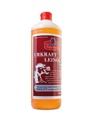  Urkraft Leinöl Spezial  1 Liter für Pferde & Ponys