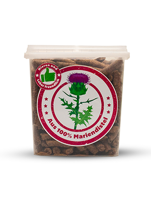 <span>Urkraft</span> Mariendistelpresskuchen Pellets 3kg für Pferde & Pony's